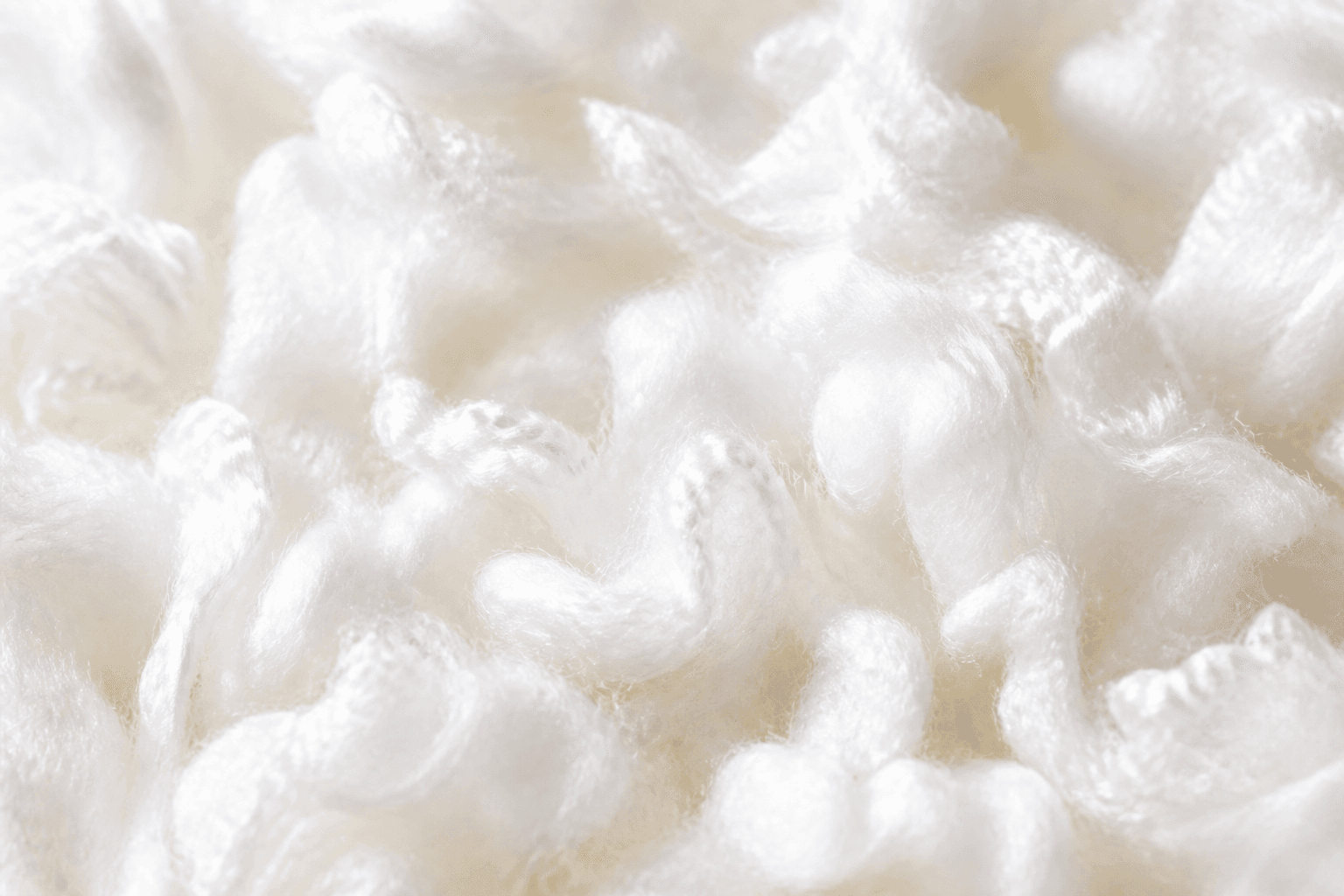 Premium polyester fiber close-up